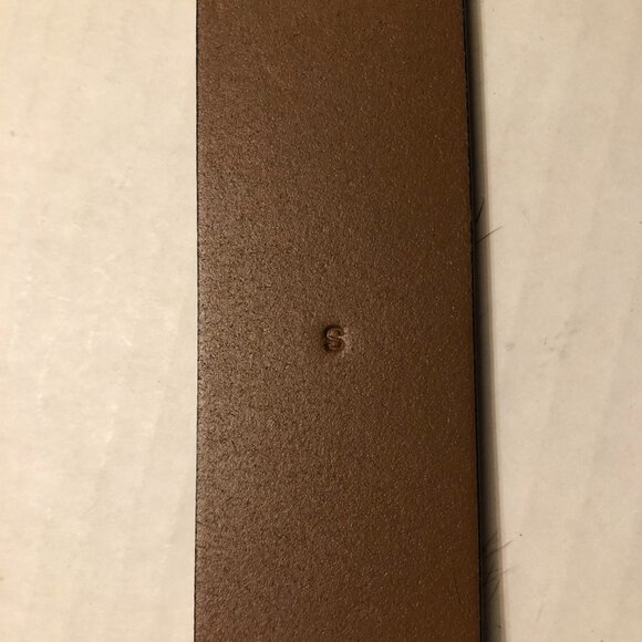 J.crew women's new brown leather belt  size: S  width: 1 3/8"  LENGTH: 40" - Picture 7 of 7